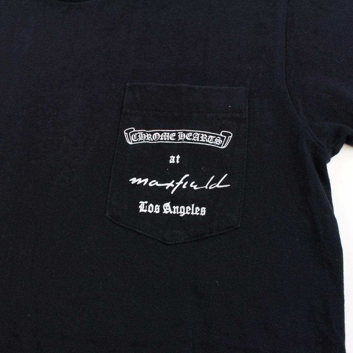 Chrome Hearts at Maxfield LA Logo Pocket Tee Black - SaruGeneral