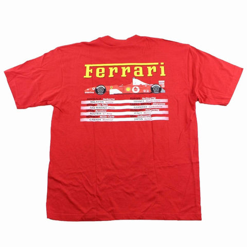 Ferrari Car Backprint Tee Red