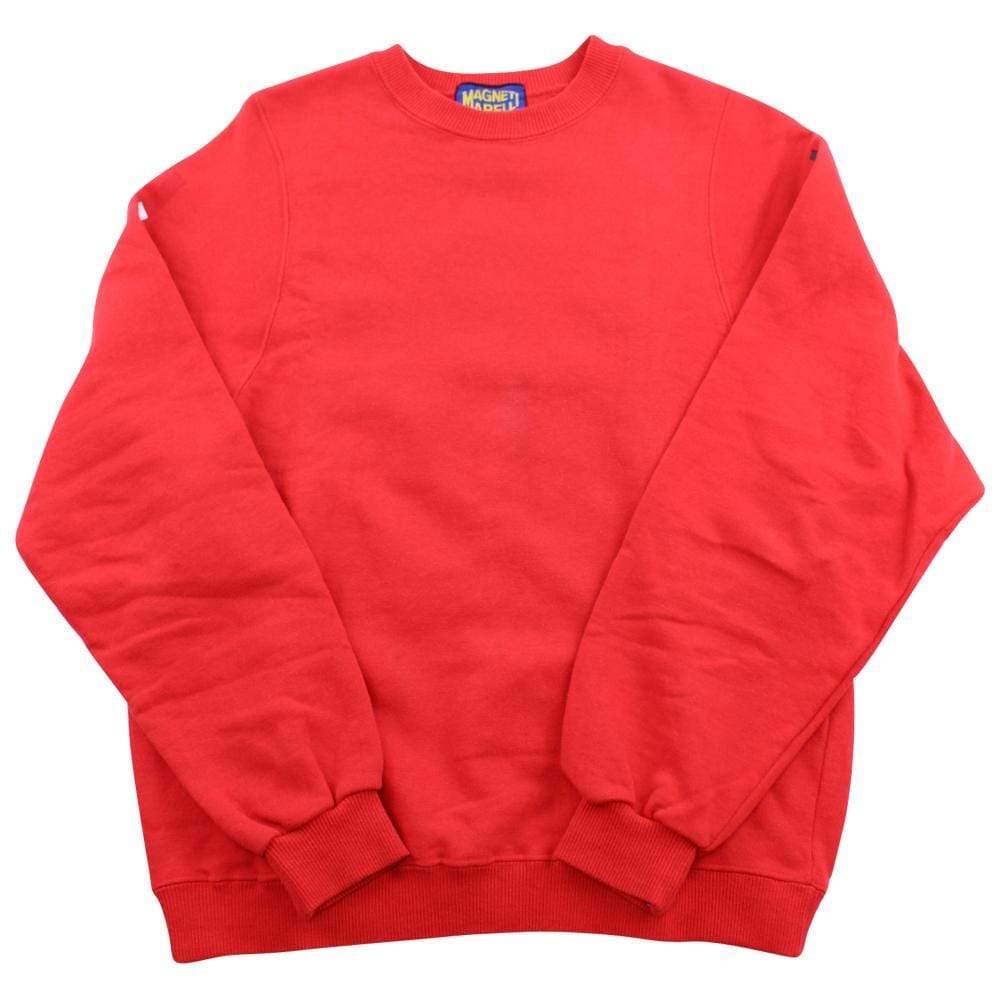 Ferrari Magneti suede logo Crewneck Red - SaruGeneral