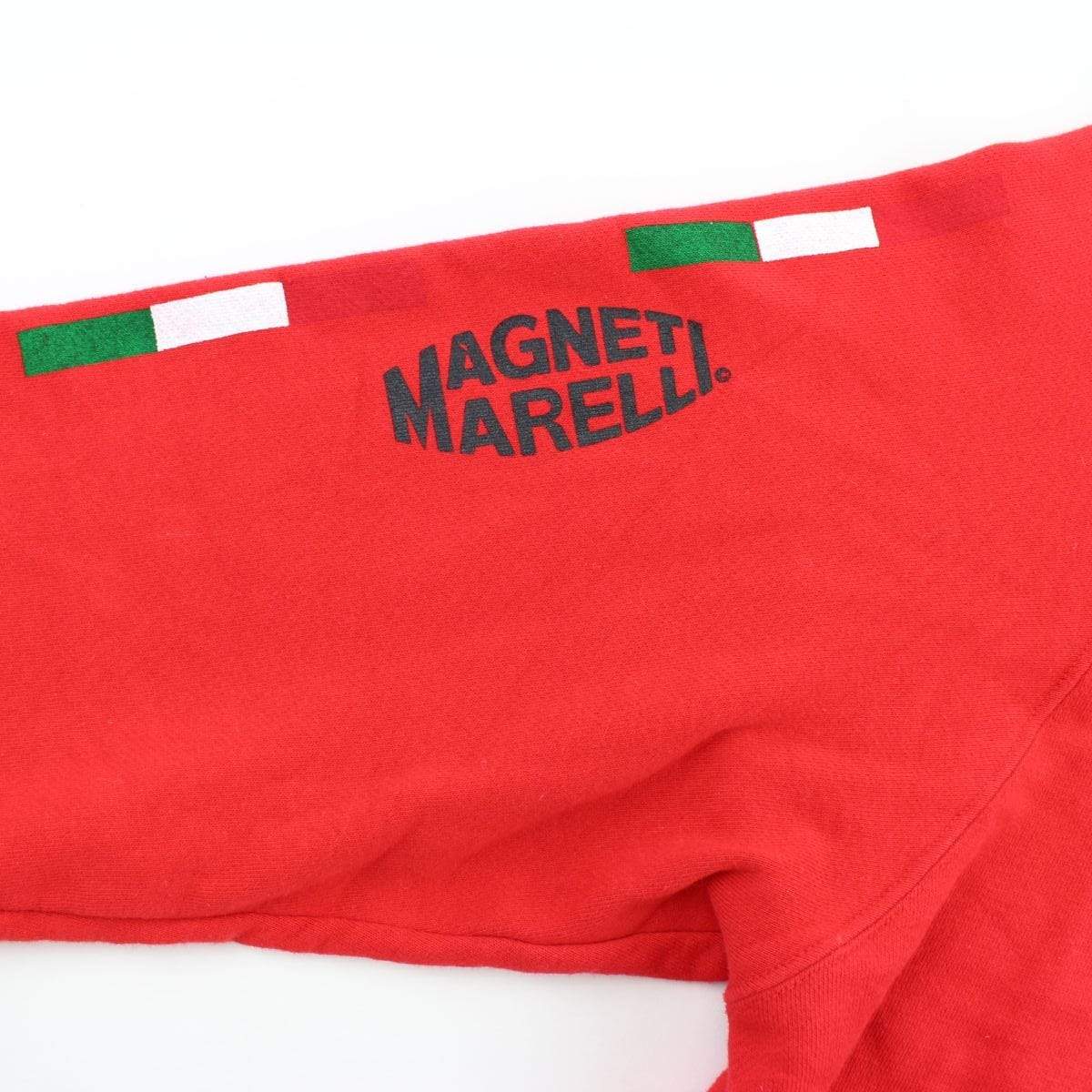 Ferrari Magneti suede logo Crewneck Red - SaruGeneral