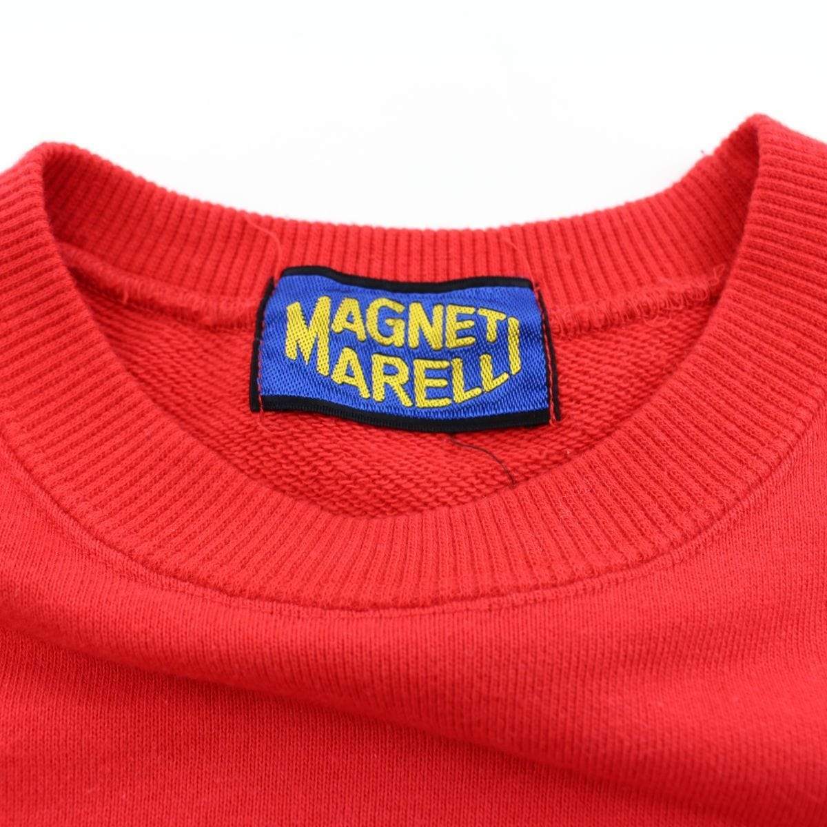 Ferrari Magneti suede logo Crewneck Red - SaruGeneral