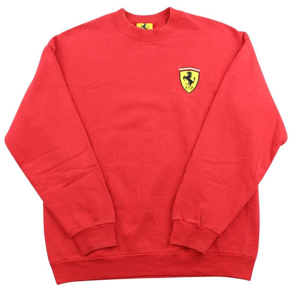 Ferrari Crest Logo Crewneck Red - SaruGeneral