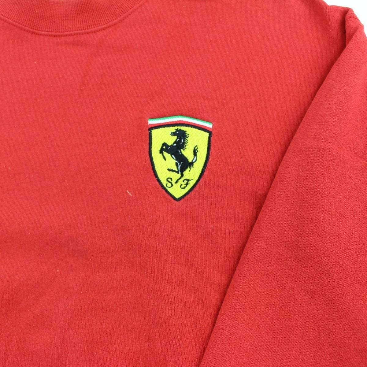 Ferrari Crest Logo Crewneck Red - SaruGeneral