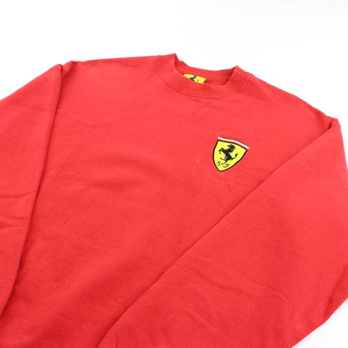 Ferrari Crest Logo Crewneck Red - SaruGeneral