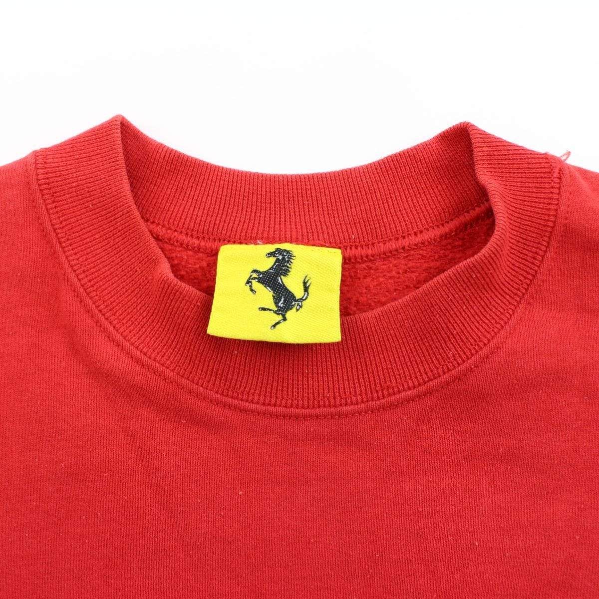 Ferrari Crest Logo Crewneck Red - SaruGeneral