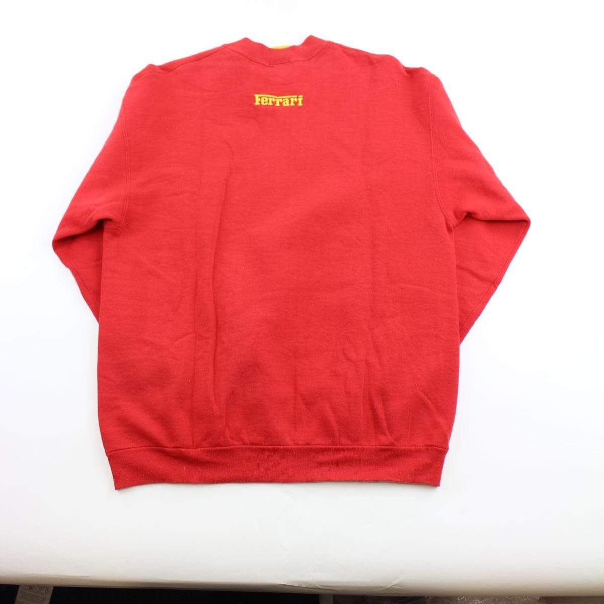 Ferrari Crest Logo Crewneck Red - SaruGeneral