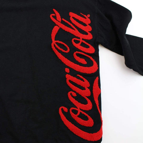 Coca Cola Side Terry Logo LS Black