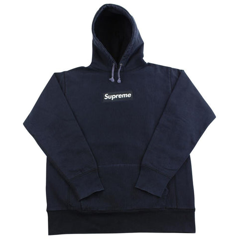 supreme black box logo hoodie 2003