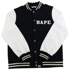 bape ASNKA woven college varsity jacket