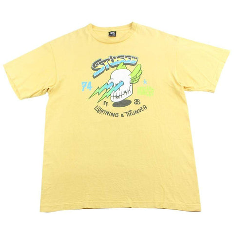 Stussy Lightening Tee Yellow