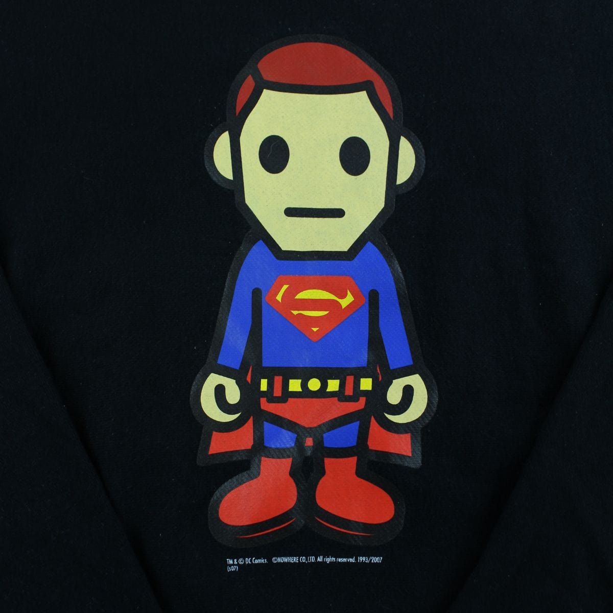 bape x dc comics superman crewneck black - SaruGeneral