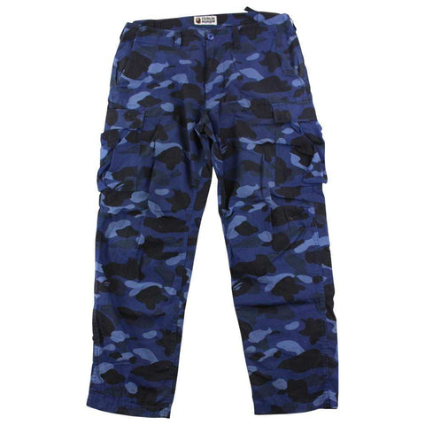 Bape Blue Camo Cargo Pants