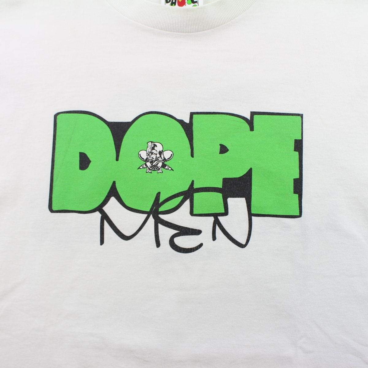 Bape Dope Men Tee White - SaruGeneral