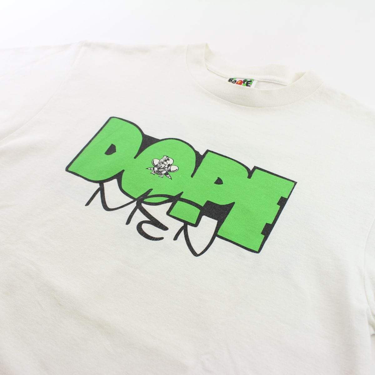 Bape Dope Men Tee White - SaruGeneral