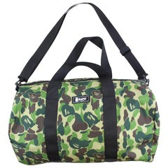 bape abc green camo duffle bag