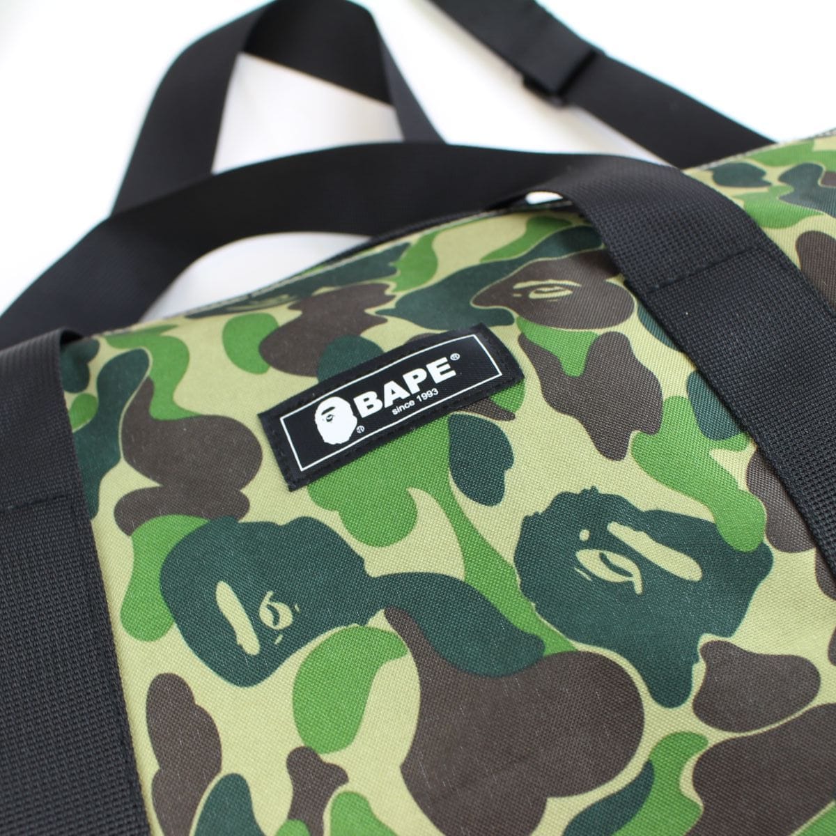 bape abc green camo duffle bag – SARUGENERAL