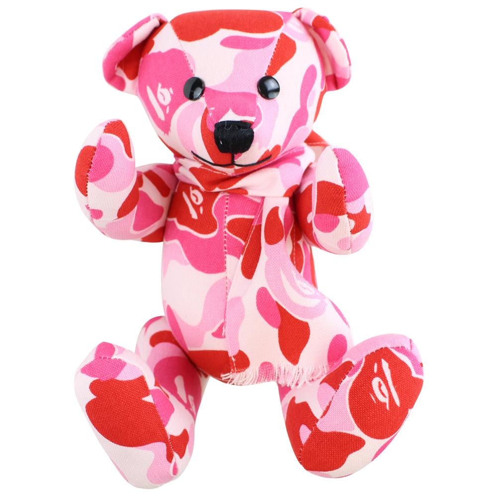 bape pink camo teddy bear early 00's - SaruGeneral