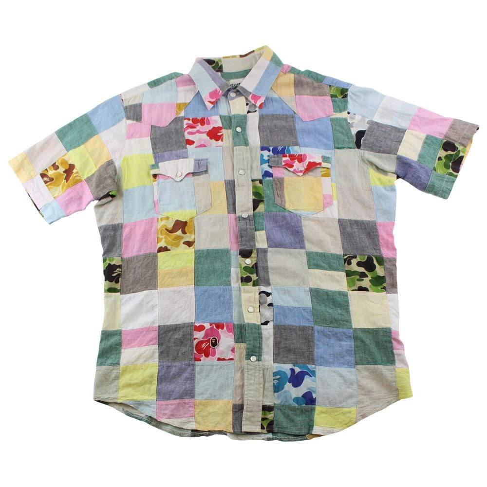 Bape Patchwork Multi Camo Shirt - SaruGeneral