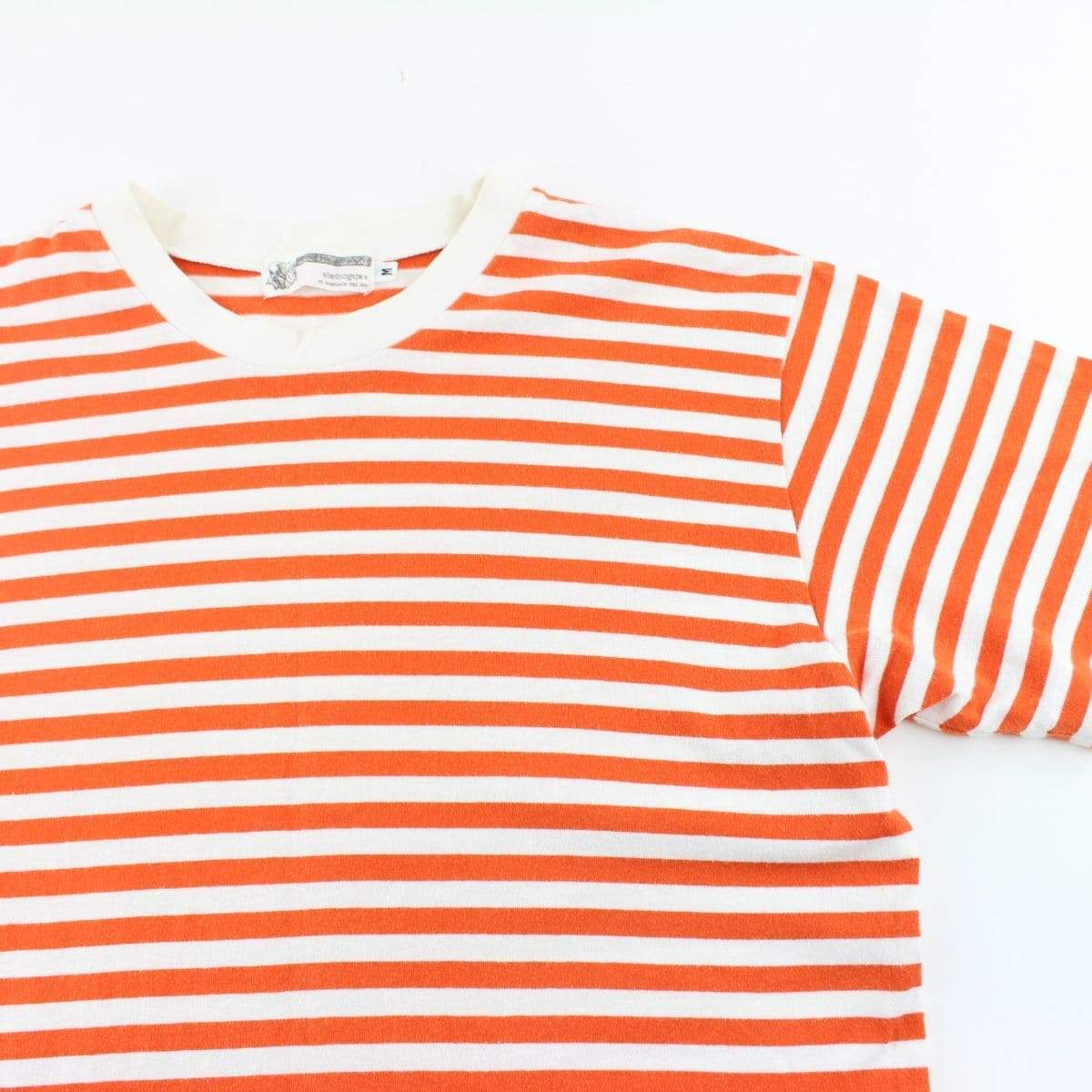 Bape Orange & White Stripe Tee - SaruGeneral