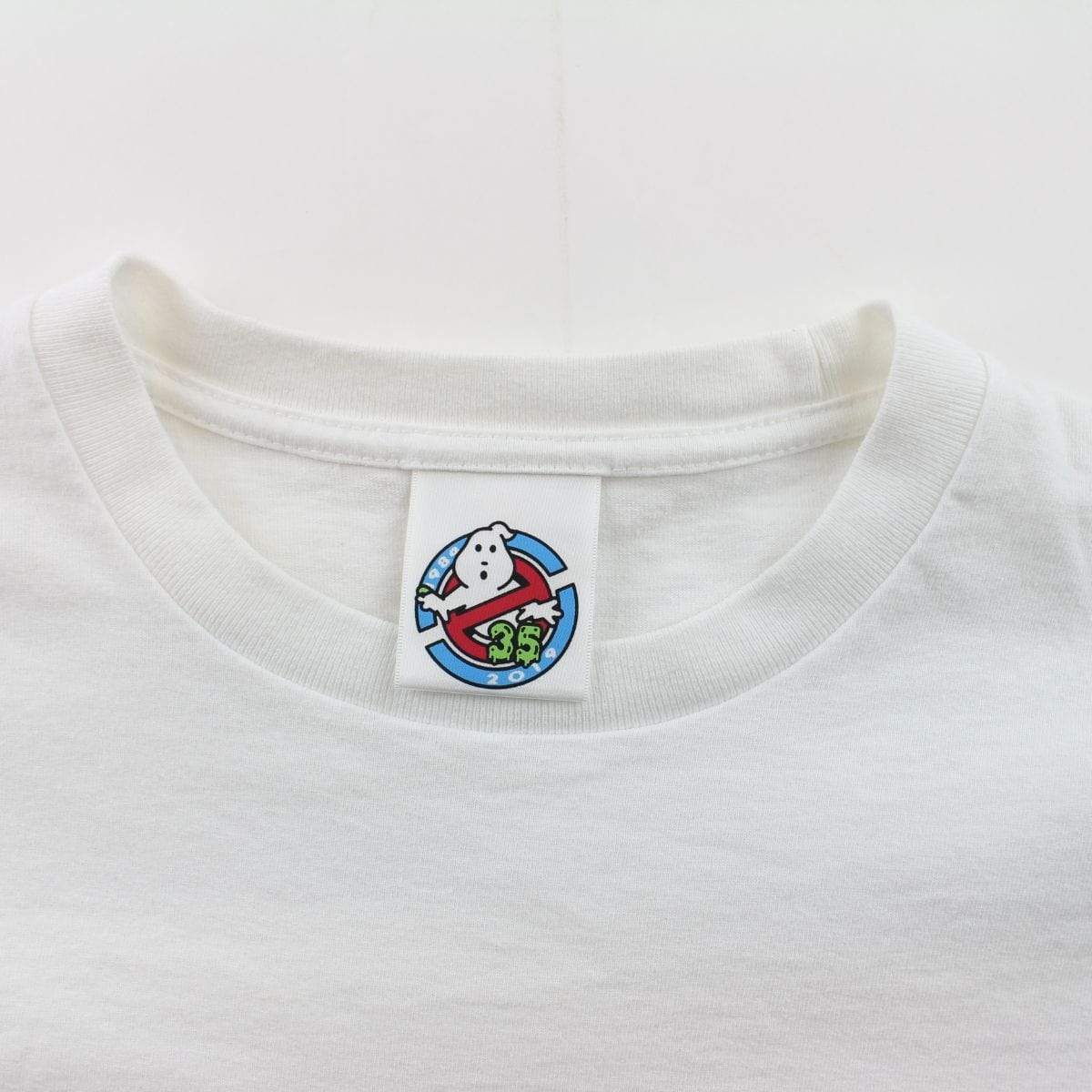 Bape x Ghost Busters Logo Tee White - SaruGeneral