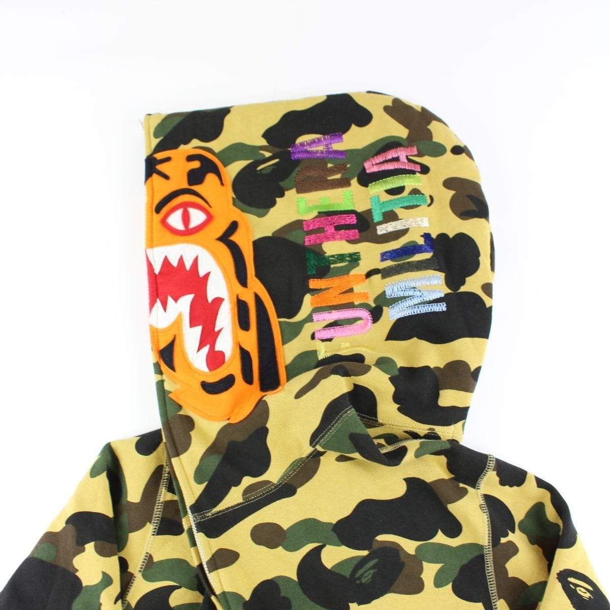 Bape 1st Yellow Camo Tiger Hoodie - SaruGeneral