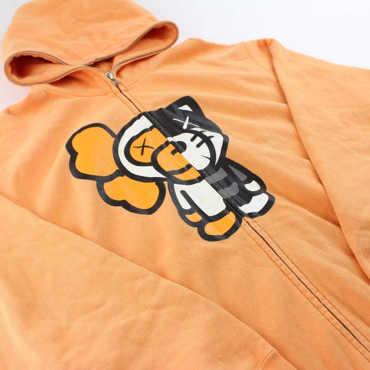 Bape x Kaws Baby Milo Figure Hoodie Orange - SaruGeneral