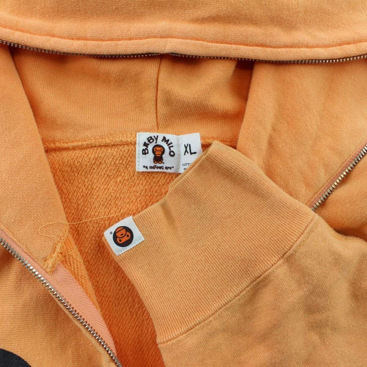 Bape x Kaws Baby Milo Figure Hoodie Orange - SaruGeneral