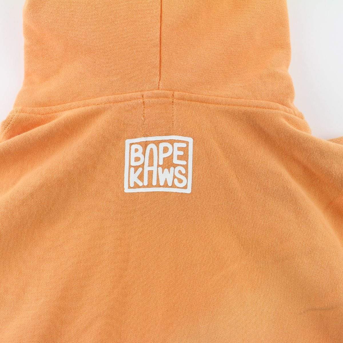 Bape x Kaws Baby Milo Figure Hoodie Orange - SaruGeneral