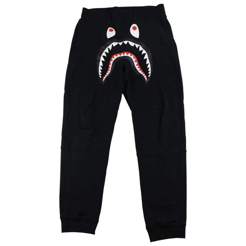 Pantalon de jogging Bape Shark Face Purple Camo Pocket Noir