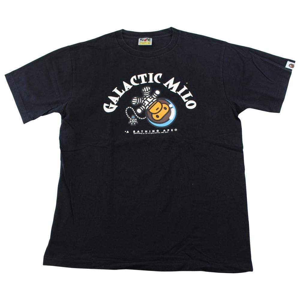 Bape Galatic Baby Milo Tee Black - SaruGeneral