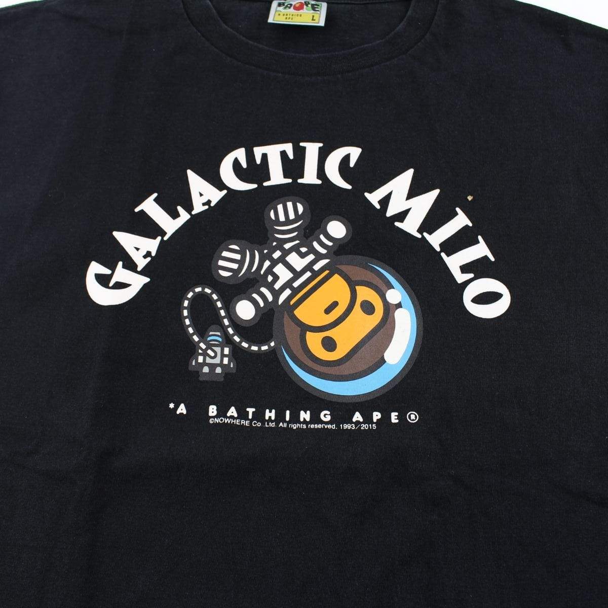 Bape Galatic Baby Milo Tee Black - SaruGeneral