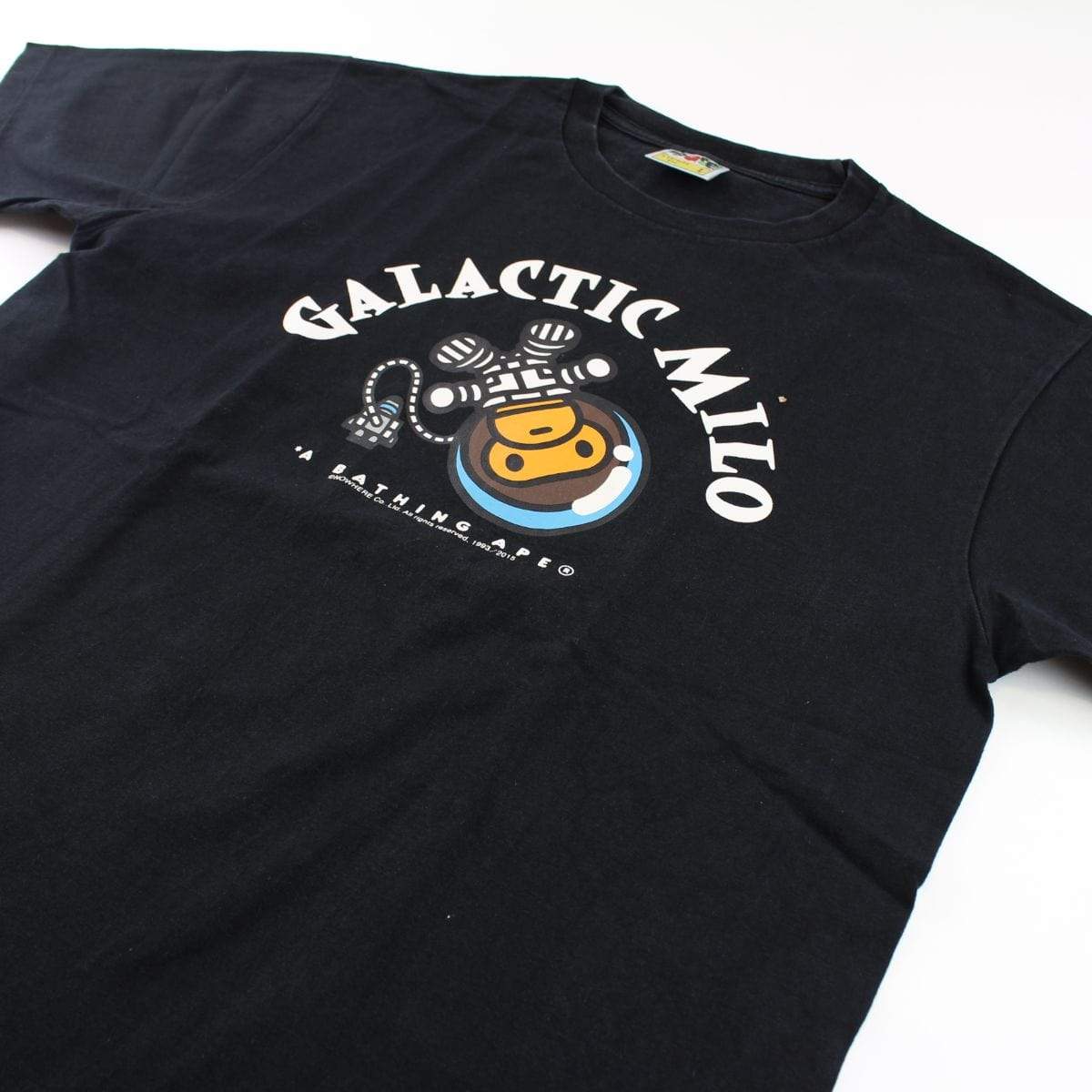 Bape Galatic Baby Milo Tee Black - SaruGeneral