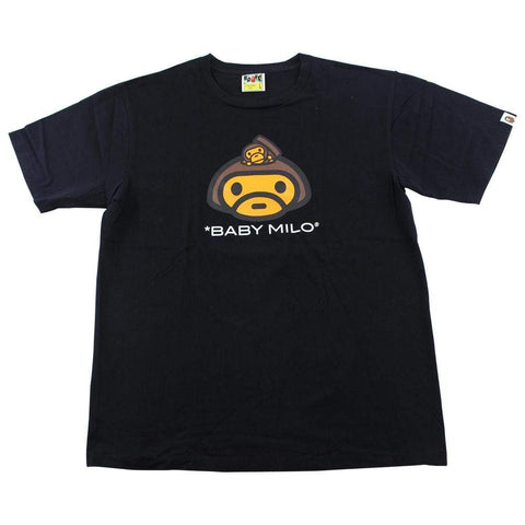 Bape Baby Milo in Milo Head Tee Black