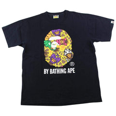 T-shirt Bape Baby Milo Dinosaur Big Ape Logo Noir