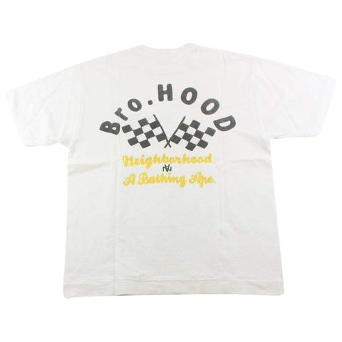 Bape x Neighbourhood Bro Hood Tee Whie