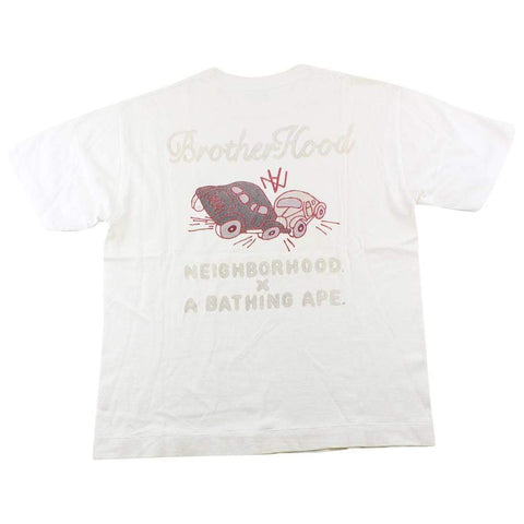 Bape x Neighbourhood Cars Tee White