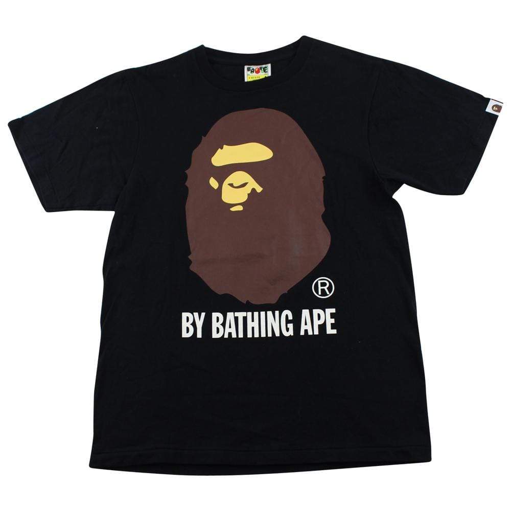 Bape Original Big Ape Logo Tee Black - SaruGeneral