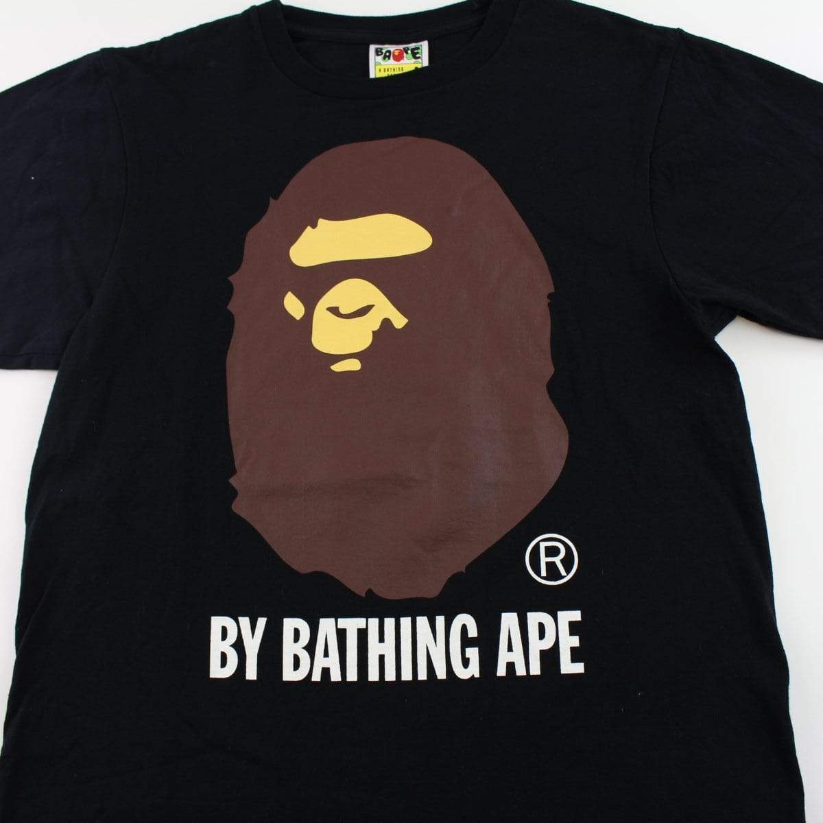 Bape Original Big Ape Logo Tee Black - SaruGeneral