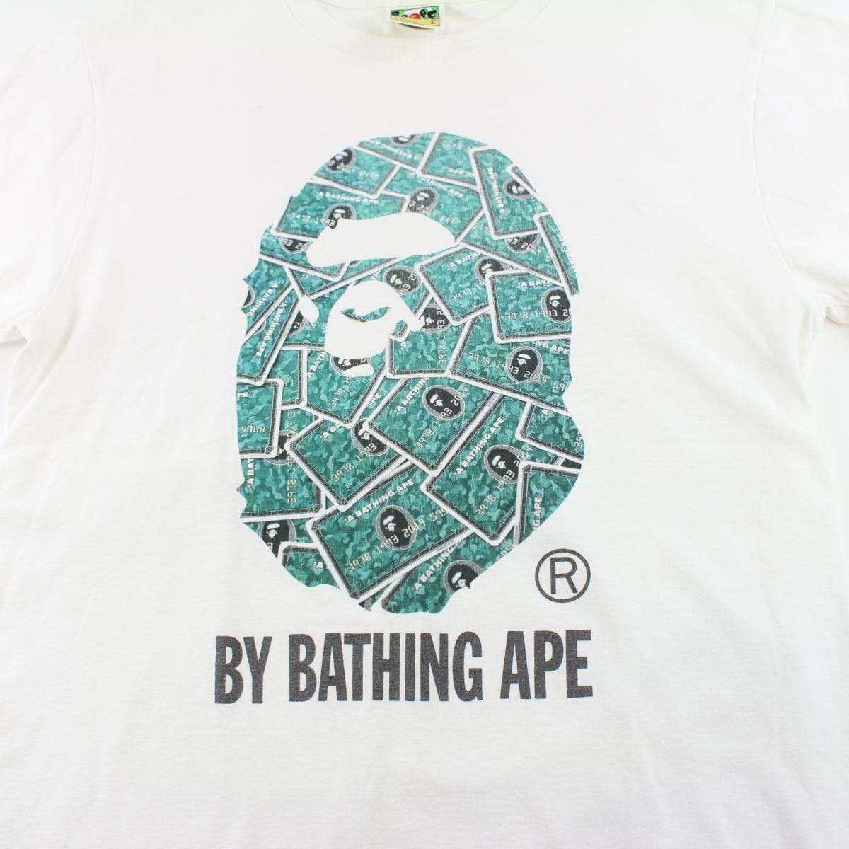 Bape membership Big Ape Logo Tee White - SaruGeneral