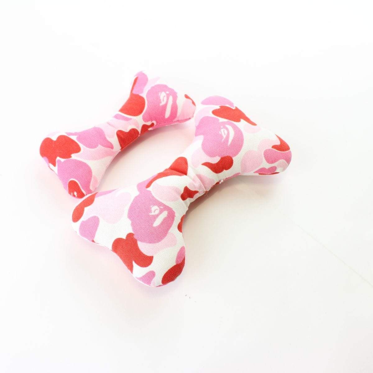 Bape Pink Camo Dog Toy Bone - SaruGeneral