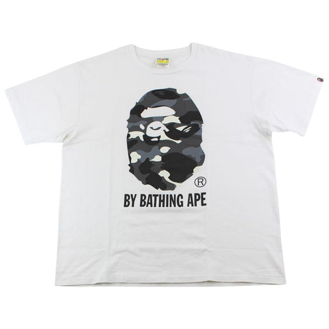 Bape City Camo Big Ape Logo Tee White