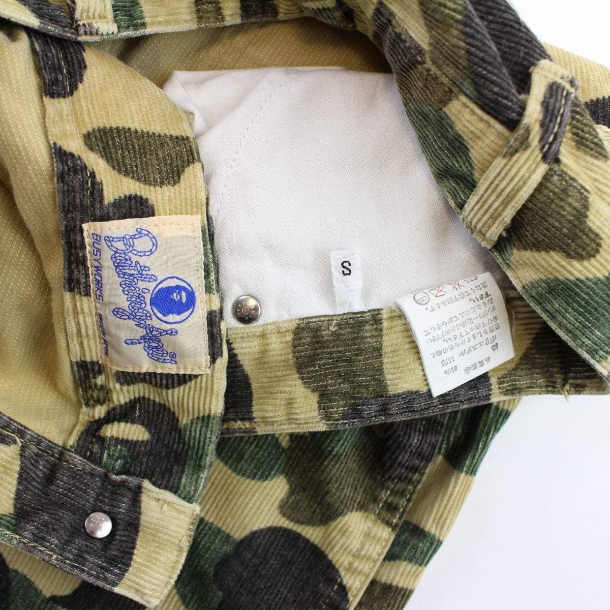 Bape 1st Yellow Camo Cord Pants - SaruGeneral