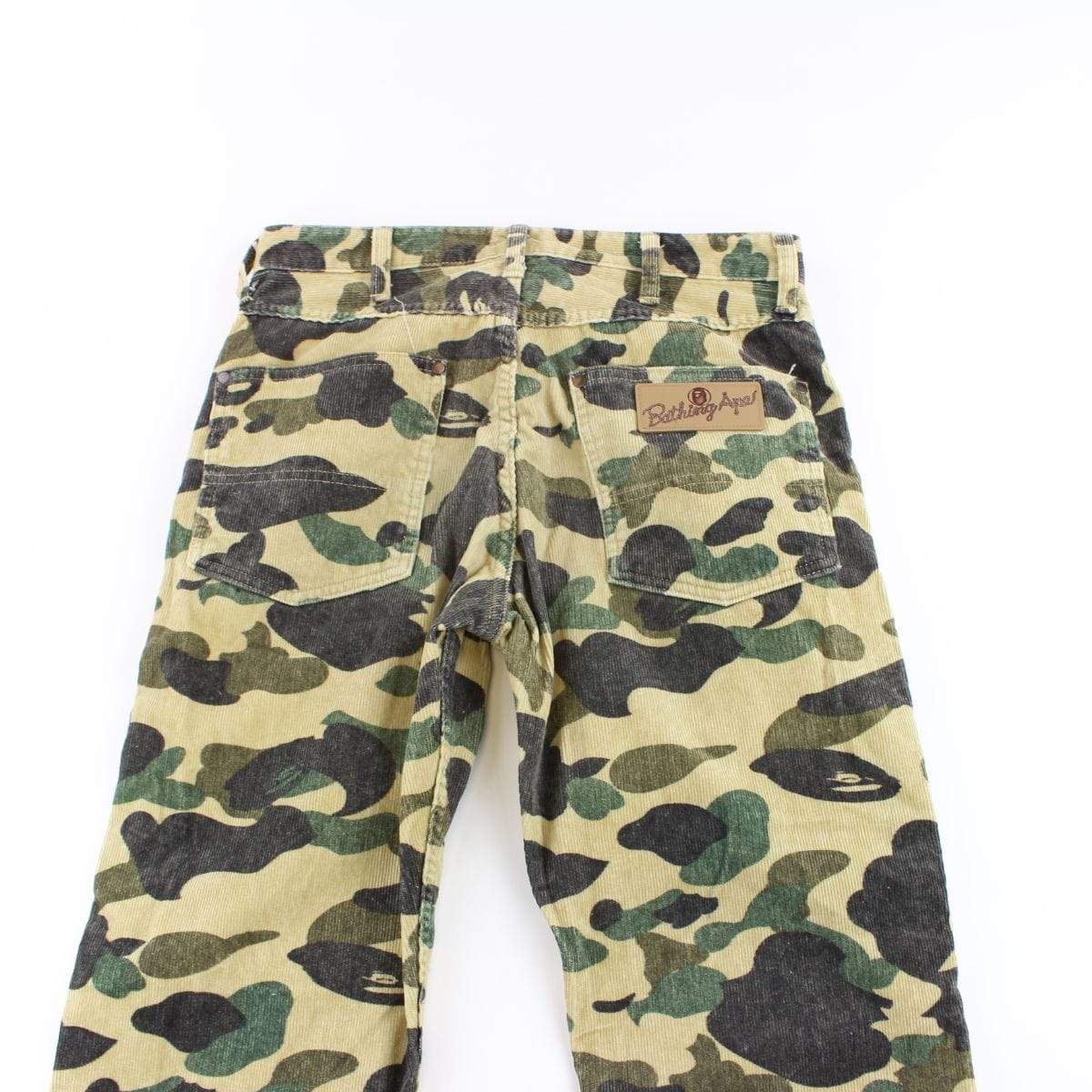 Bape 1st Yellow Camo Cord Pants - SaruGeneral