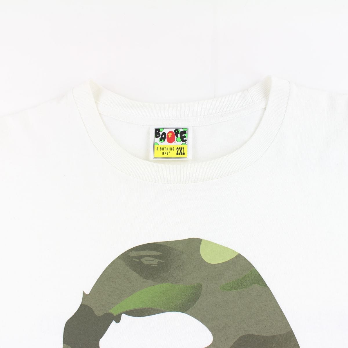 Bape x Undefeated Big Ape Logo tee white - SaruGeneral