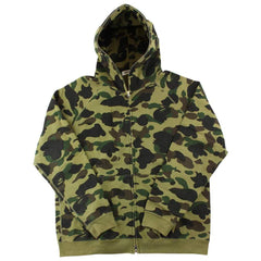 Bape 1st Green Camo Fullzip Hoodie