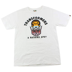 Bape Transformers Baby Milo Tee White