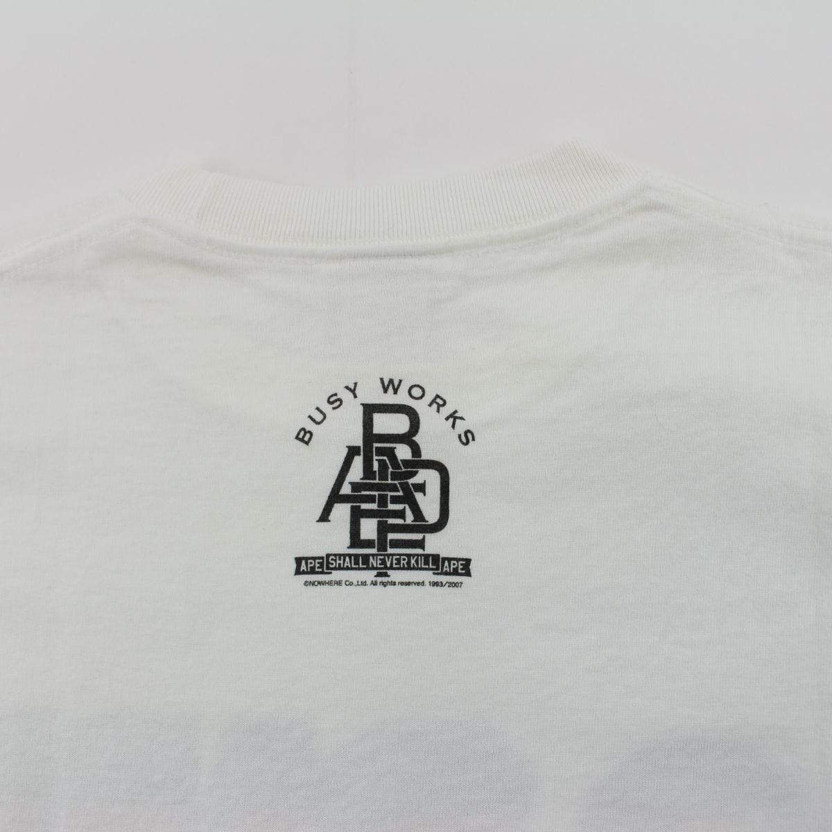 Bape Play Logo Tee White - SaruGeneral