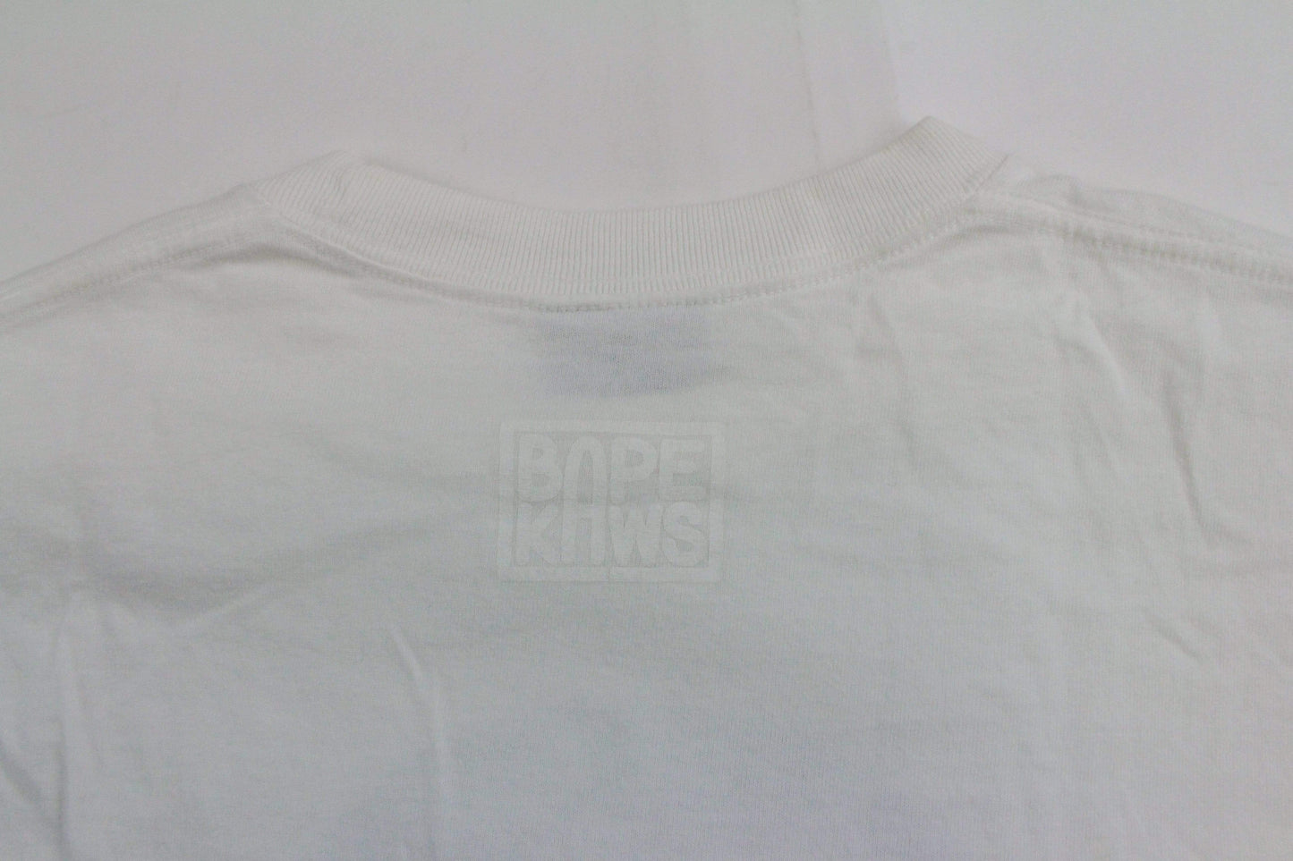 Bape x Kaws Blue Big Ape Tee White - SaruGeneral