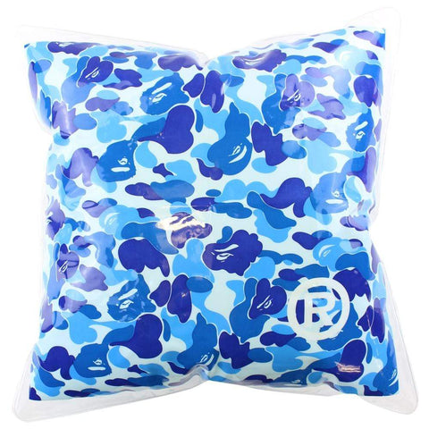 Bape Inflatable Blue Camo Pillow