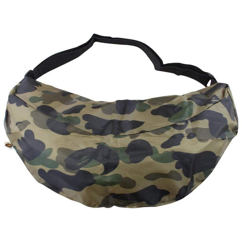 Bape 1st Green Camo Large Sling Bag